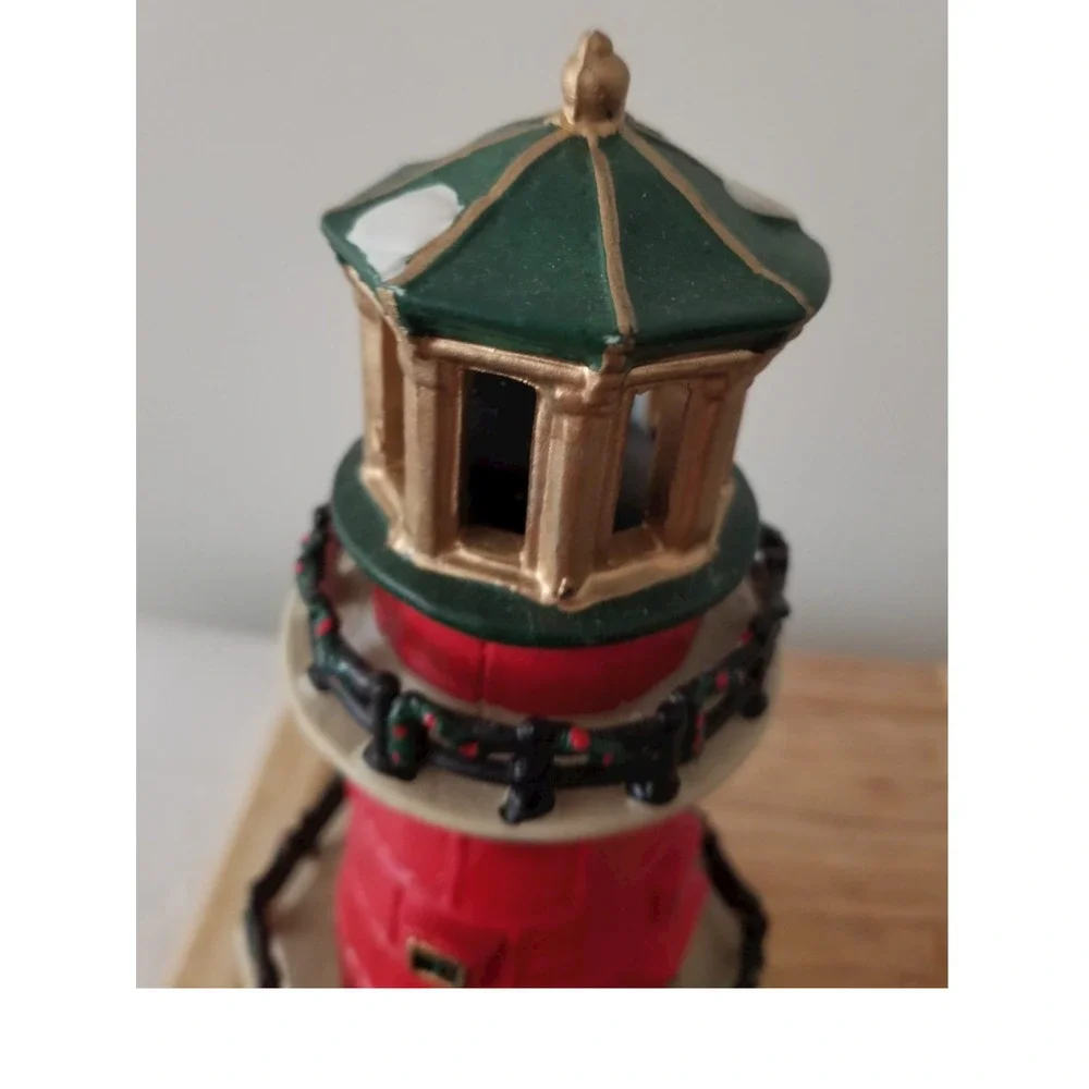 Lighthouse Light Up Style Electrical Figurine Height 9.5 in Christmas